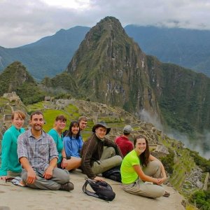 Family Group at Machu Picchu